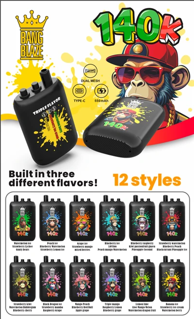 BANGLEGEND140K 3in1 Puffs Vape
